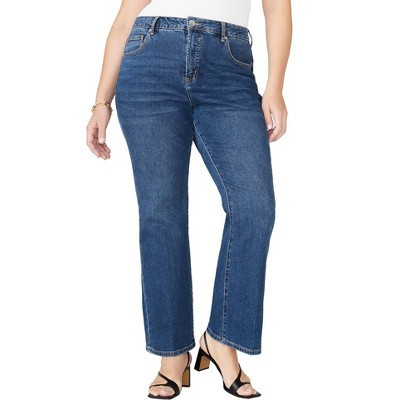ELOQUII The Flare Leg Jean - 26, Dark Wash Denim | Target