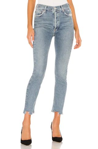 AGOLDE Nico High Rise Slim in Rooted from Revolve.com | Revolve Clothing (Global)