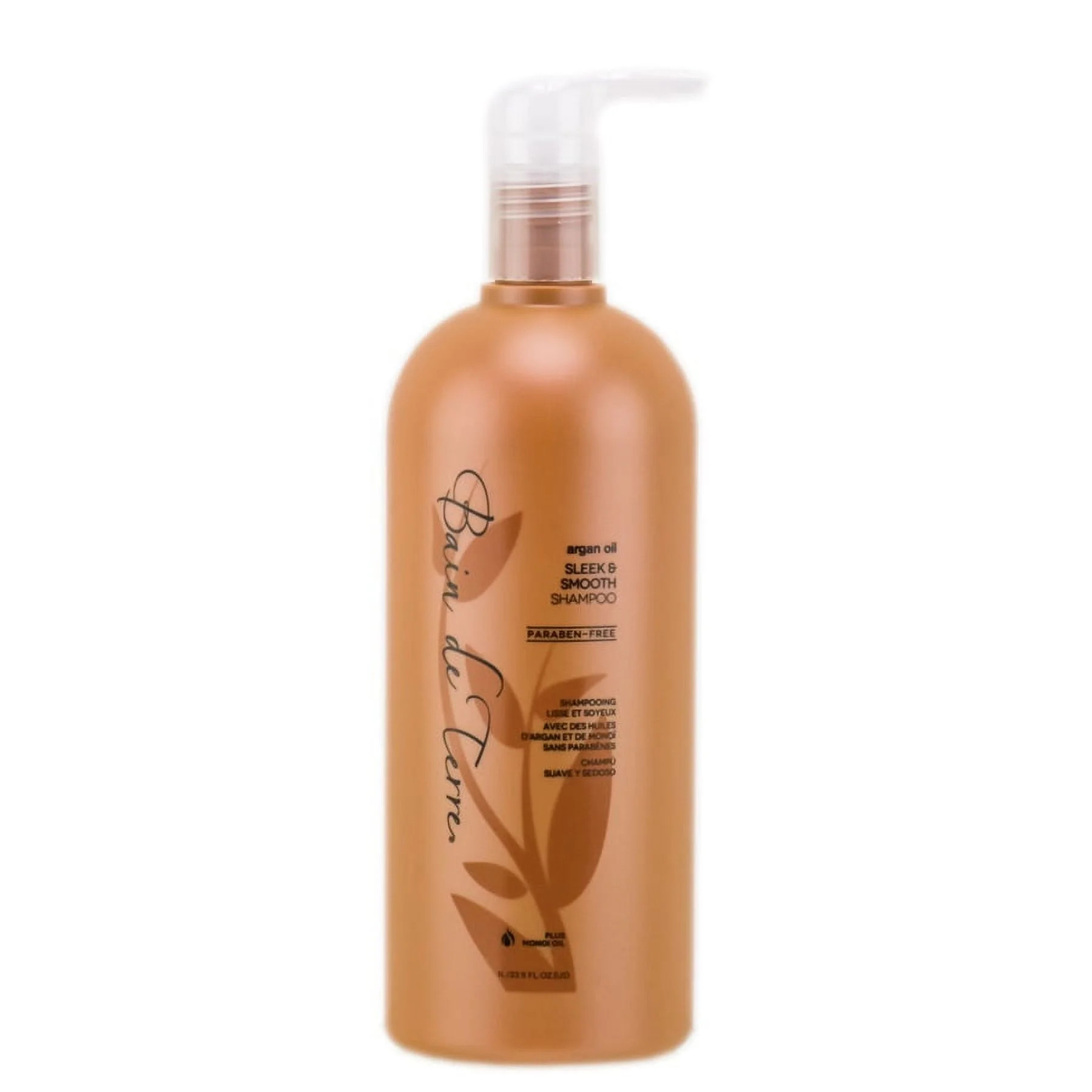 Size : 33.8 oz , Bain de Terre Argan Oil Sleek & Smooth Shampoo, hair scalp beauty - Pack of 1 w/... | Walmart (US)