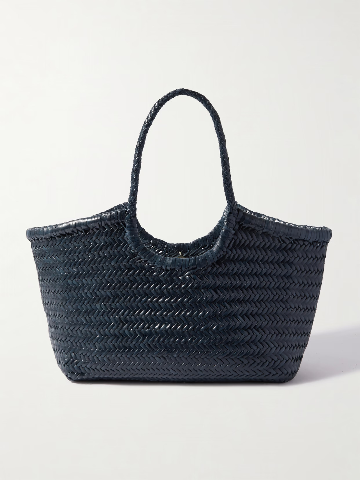 Dragon Diffusion - Nantucket Large Woven Leather Tote - Blue | NET-A-PORTER (UK & EU)