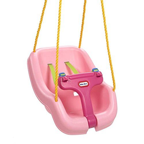 Little Tikes 2-in-1 Snug 'n Secure Swing, Pink | Amazon (US)