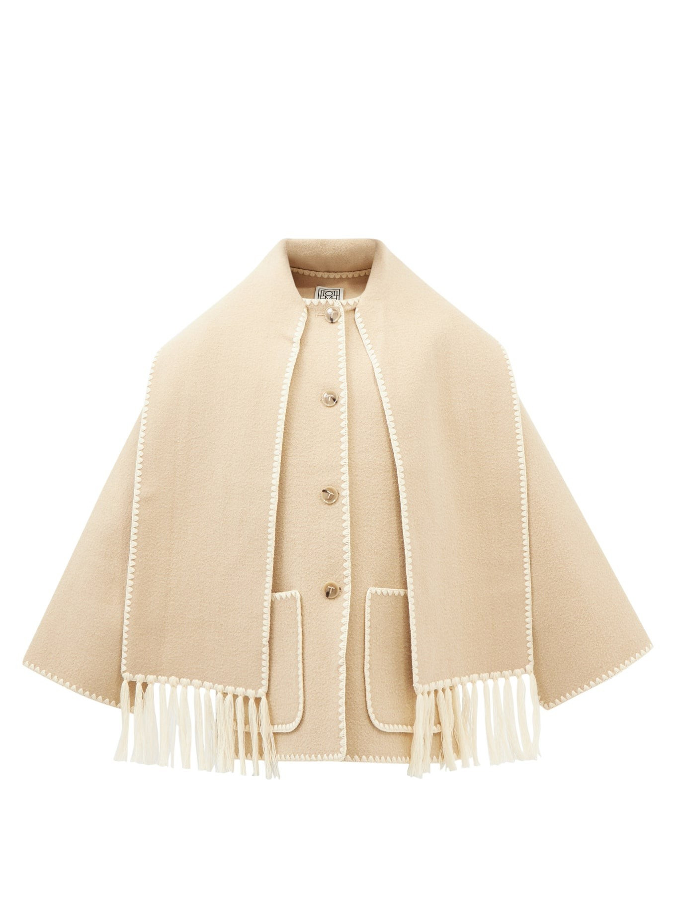 Embroidered wool-blend scarf jacket | Toteme | Matches (UK)