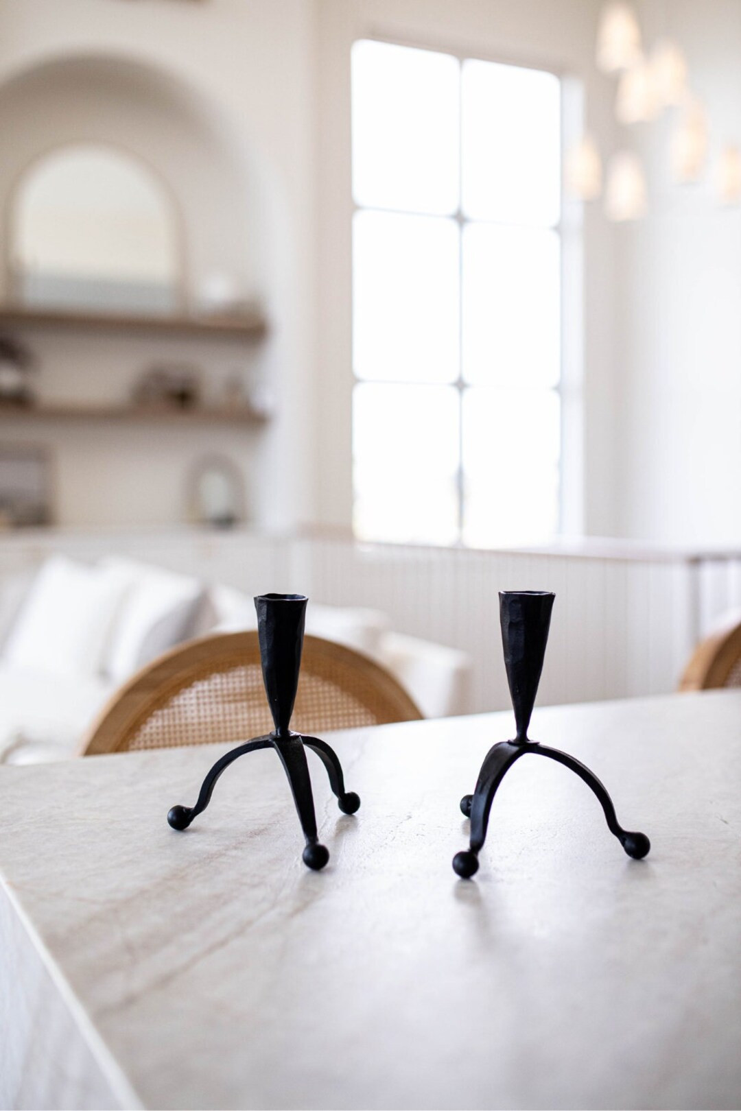 Iron Taper Candle Holder - Etsy | Etsy (US)