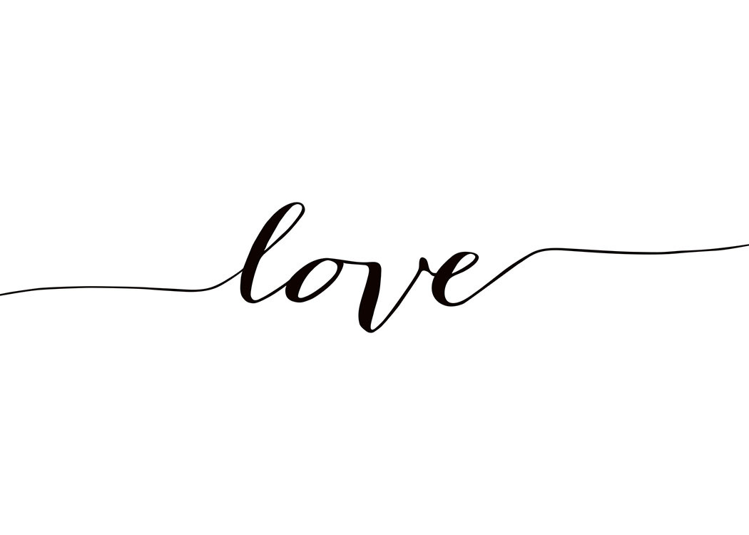 Love L, Poster | Desenio
