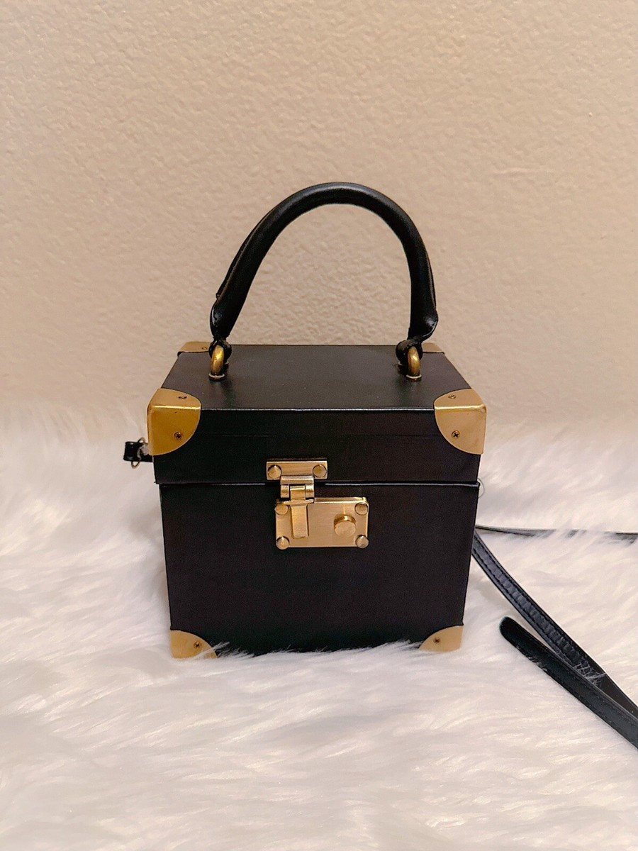 Antonio Melani Courtney Grow Gemma Black Leather Clutch Bag   | eBay | eBay US