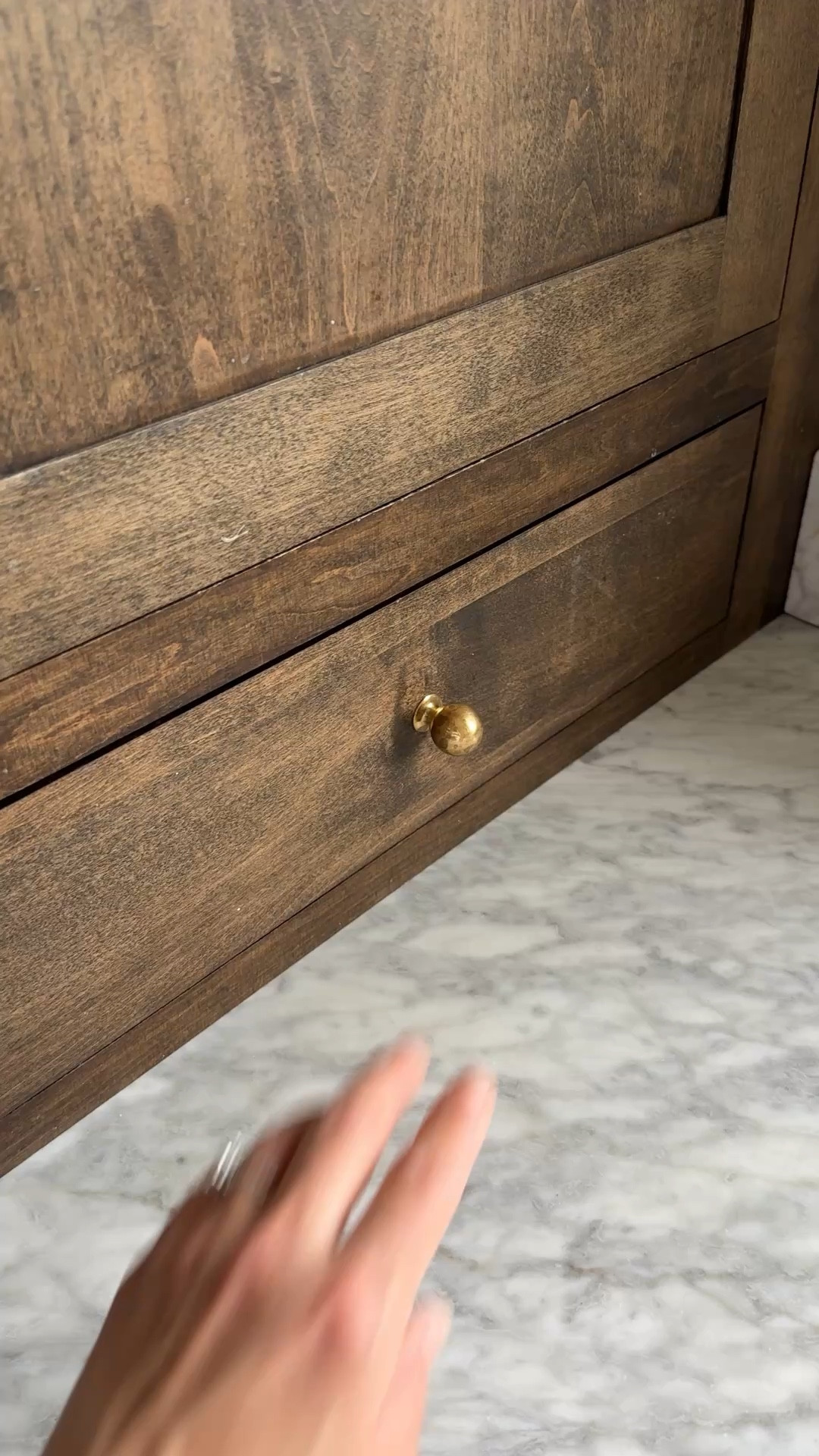 finally found the right containers for this tea drawer— nothing better than having an organized drawer! linked here plus some other storage i’ve been using 