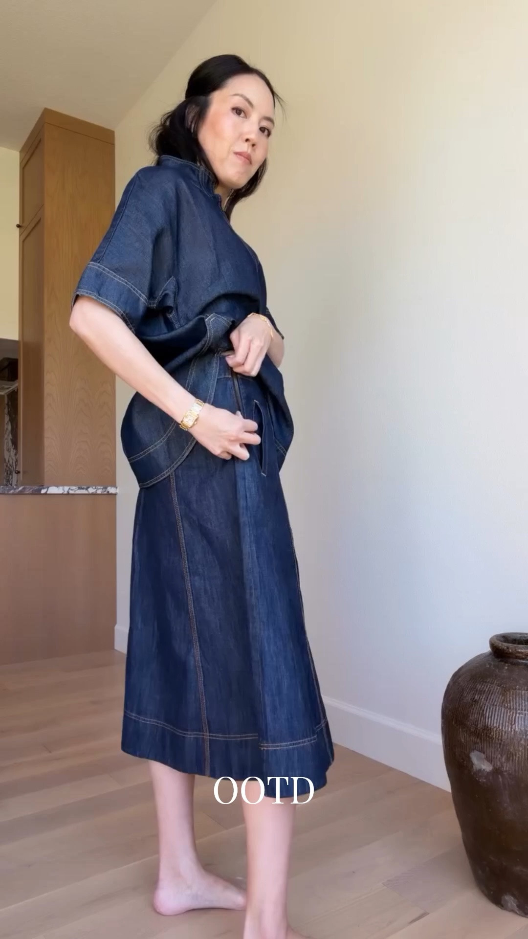 Summer set on sale!
Wearing this denim tunic and skirt set, this time styled with a scarf instead of a layered white shirt underneath.

#summeroutfit
#matchingset
#denimskirt
#denimtop
#summerstyle

#LTKootd #LTKgrwm #LTKSeasonal
