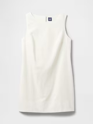 Linen-Blend Mini Shift Dress | Gap (US)
