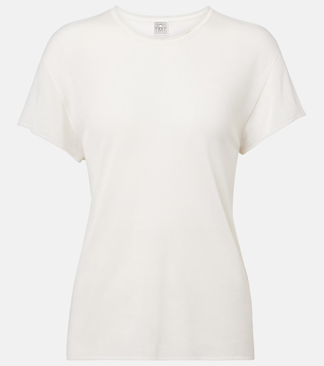 Knitted silk T-shirt | Mytheresa (INTL)