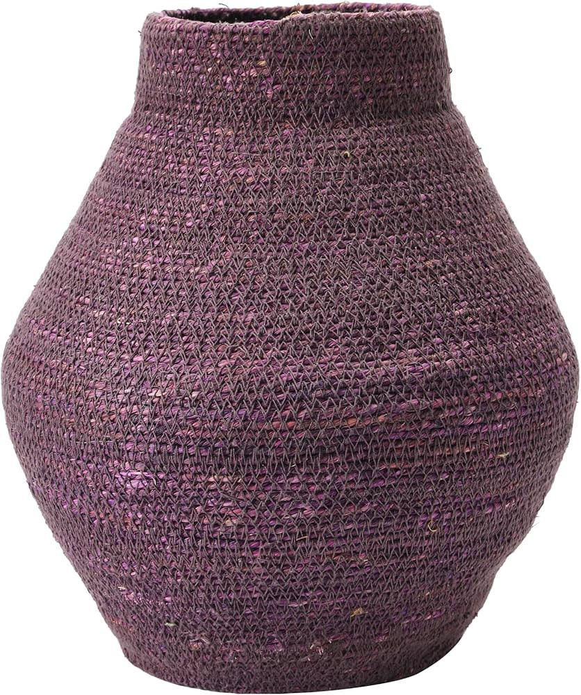 Bloomingville Hand-Woven Seagrass, Lilac Color Basket | Amazon (US)
