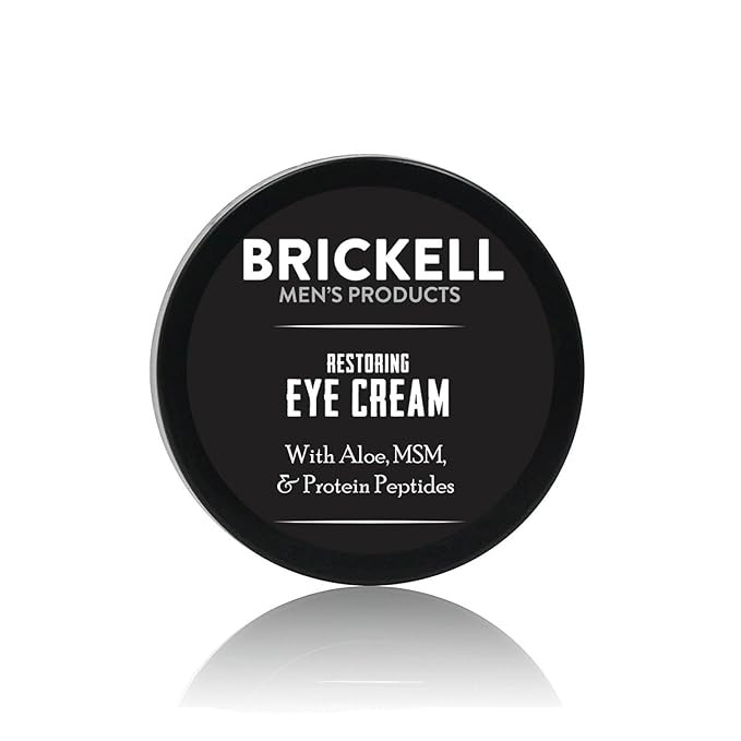 Brickell Men's Restoring Under Eye Cream for Men, Natural and Organic Anti Aging Eye Balm To Redu... | Amazon (US)