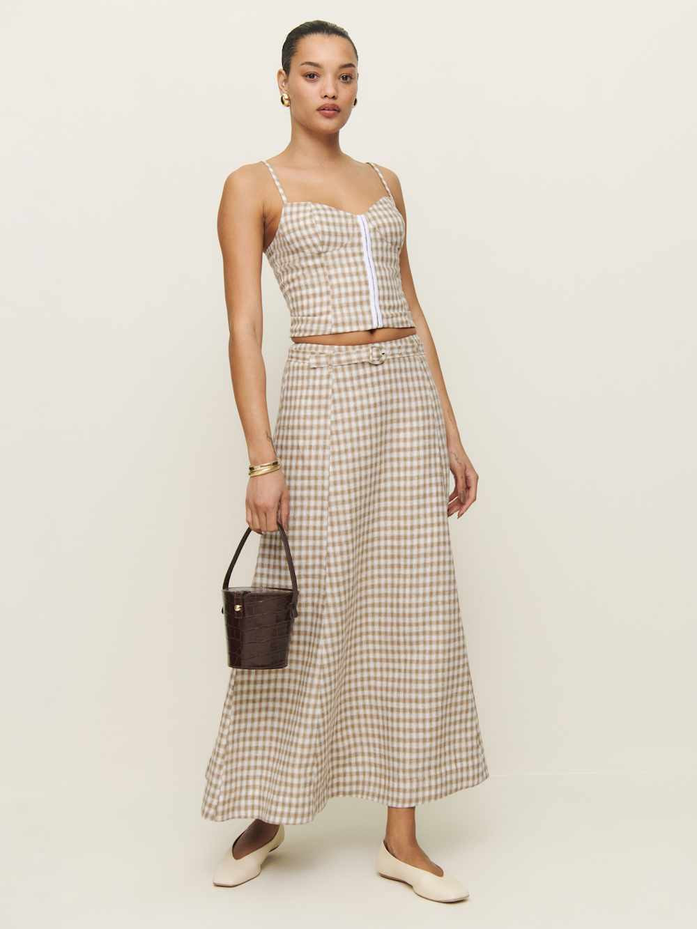 Chloe Linen Skirt | Reformation (Global)