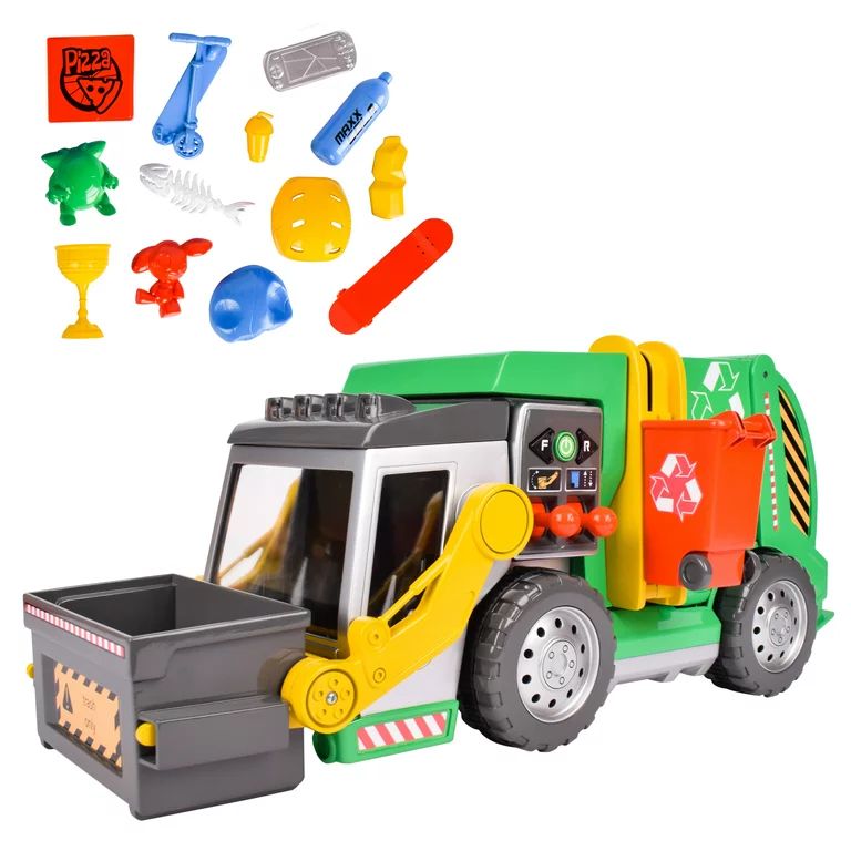 Maxx Action 3-N-1 Maxx Recycler - Garbage Truck with Lights, Sounds and Morotized Drive | Include... | Walmart (US)