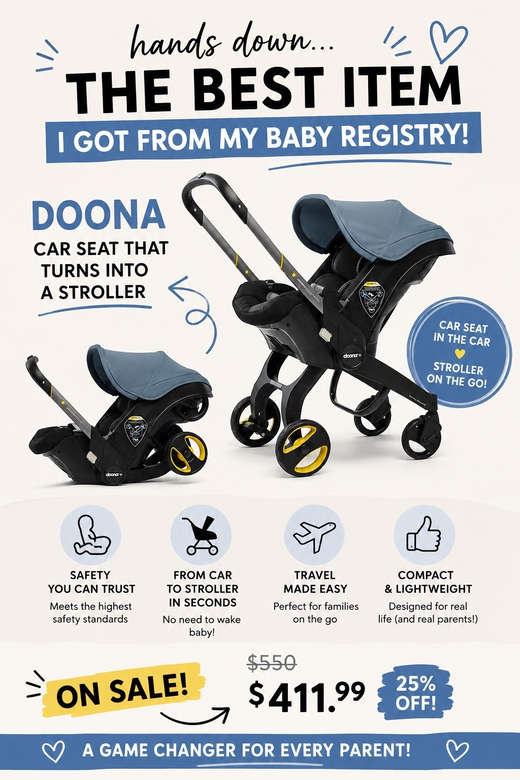 Doona on sale!!! Baby car seat that turns into stroller

#LTKBaby #LTKSaleAlert
