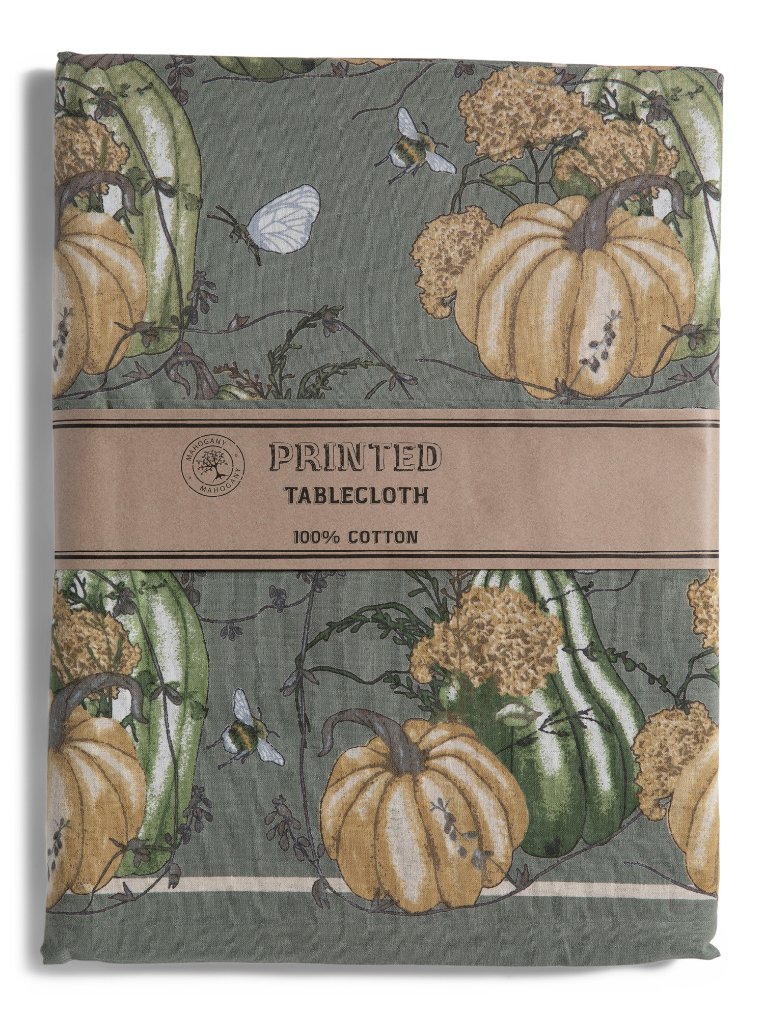 60x90 Sage Pumpkins Tablecloth | Kitchen & Dining Room | Marshalls | Marshalls