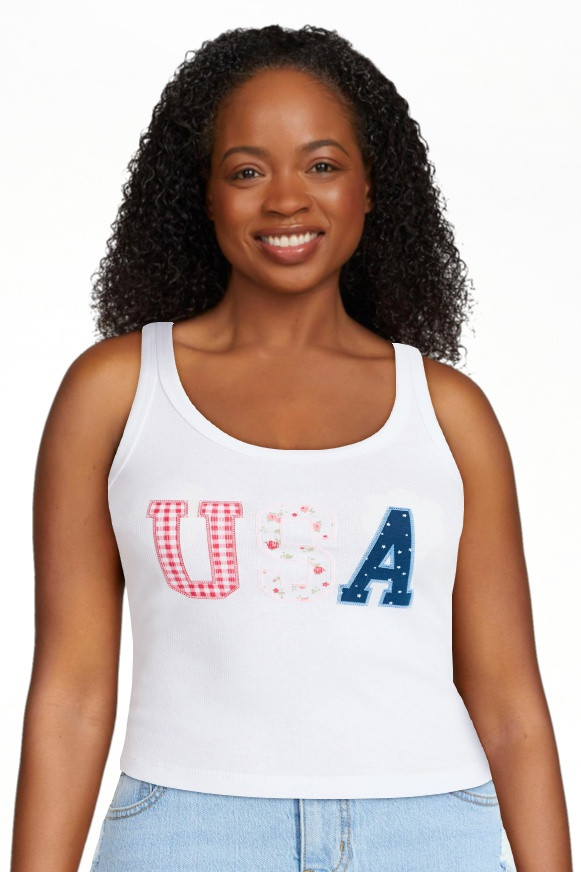 No Boundaries Americana Graphic Tank Top, Women's XXS-XXL | Walmart (US)