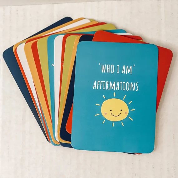 Kids Positive Affirmation Cards Set. Mindfulness Gift for - Etsy | Etsy (US)