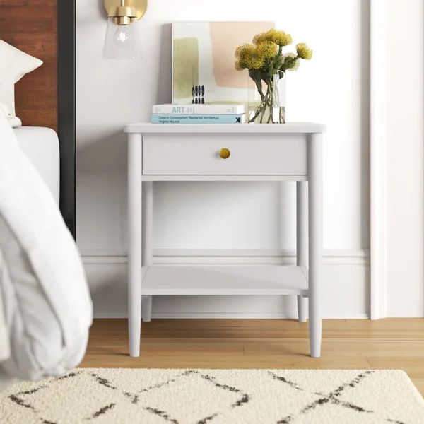 Nickens Solid + Manufactured Wood Nightstand | Wayfair North America