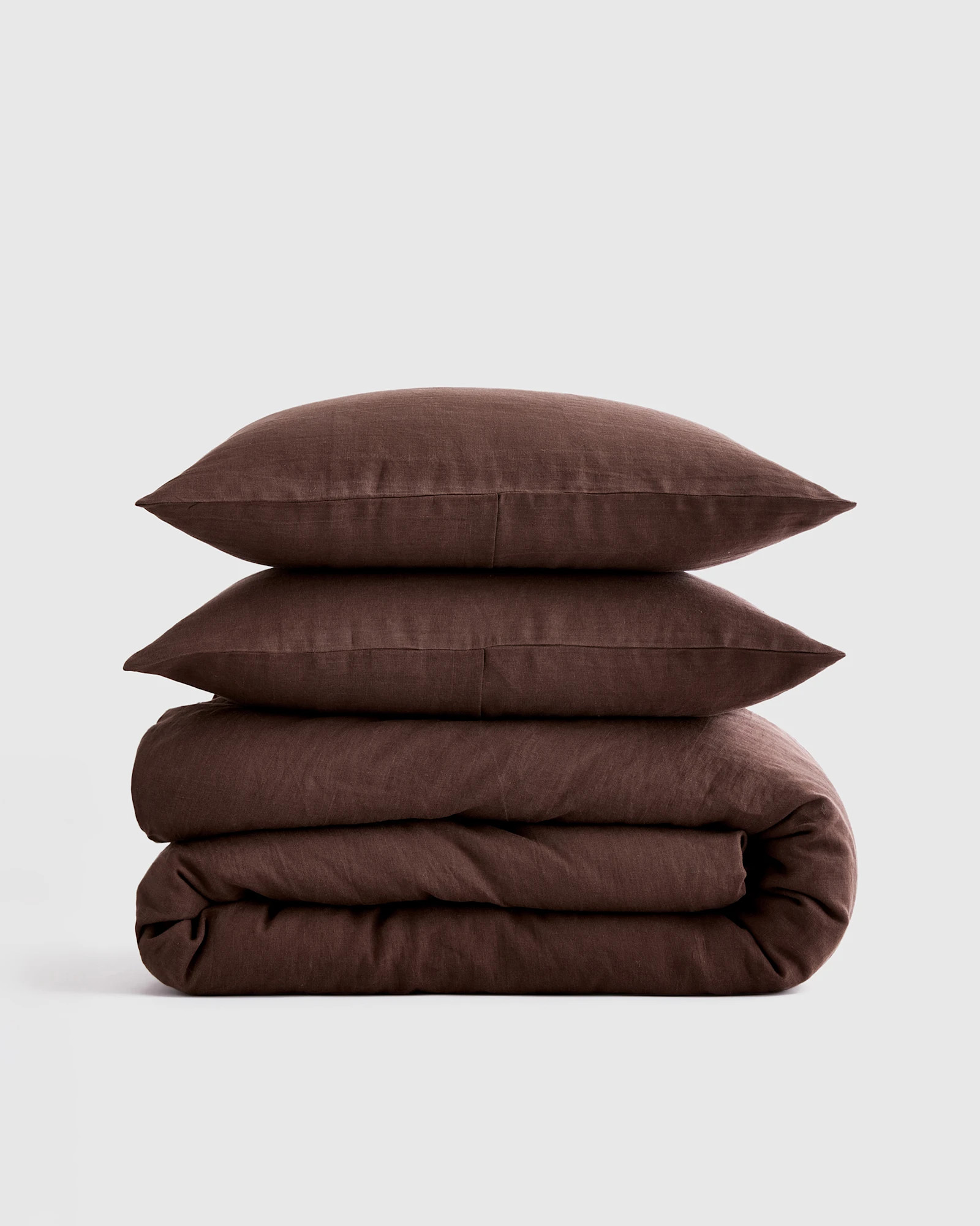 Quince | European Linen Duvet Cover Set in Sage, Size Twin | Quince