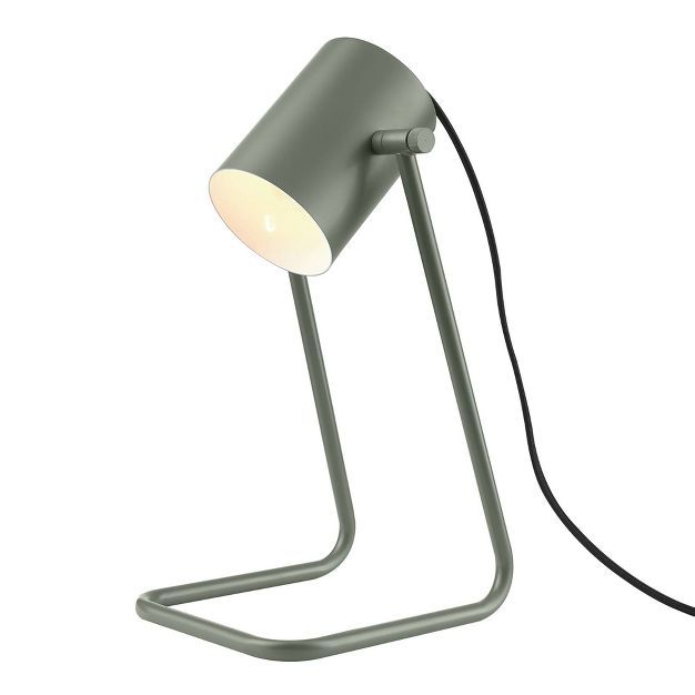 14" Sahara Table Lamp with Swing Shade Matte Green - Globe Electric | Target
