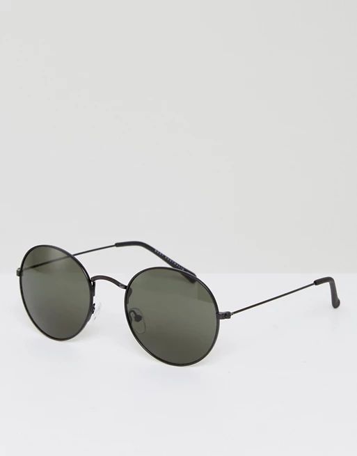 Quay Australia Mod Star Round Sunglasses In Silver | Asos AU