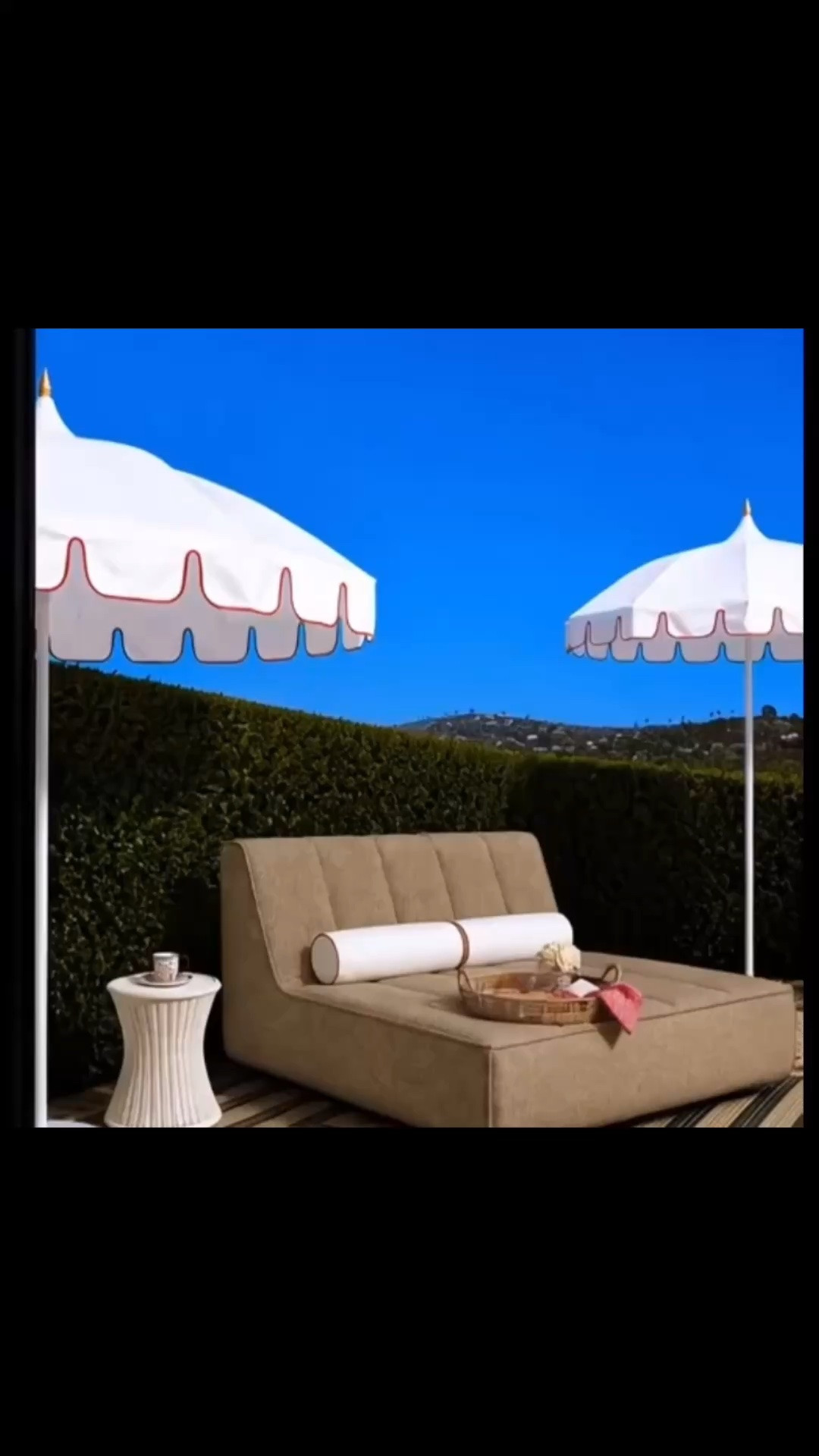 Long weekend plan: chill by the pool. ☀️

A comfortable outdoor daybed, a little shade, something cold to drink, and nowhere you need to be. I love how the scalloped umbrellas give the whole setup that relaxed resort feeling while the neutral daybed keeps it modern and easy.

Perfect for reading, lounging, an afternoon nap, or simply stretching out by the pool through the long weekend.

A great time to shop Labor Day sales for outdoor daybeds, poolside furniture, umbrellas, side tables, and everything that makes the backyard feel like a getaway.

#LongWeekend #LaborDayWeekend #LaborDaySale #PoolsideLiving #OutdoorDaybed #Daybed #OutdoorFurniture #PoolFurniture #OutdoorUmbrella #PatioUmbrella #SideTable #BackyardRetreat #ResortStyle #OutdoorLiving #PoolsideStyle #LTKHome #LTKSaleAlert

#LTKdayinmylife #LTKHome #LTKSaleAlert
