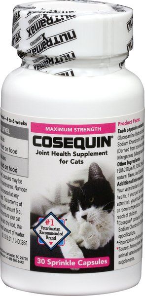 Nutramax Cosequin Capsules with Glucosamine & Chondroitin Joint Health Supplement for Cats | Chewy.com