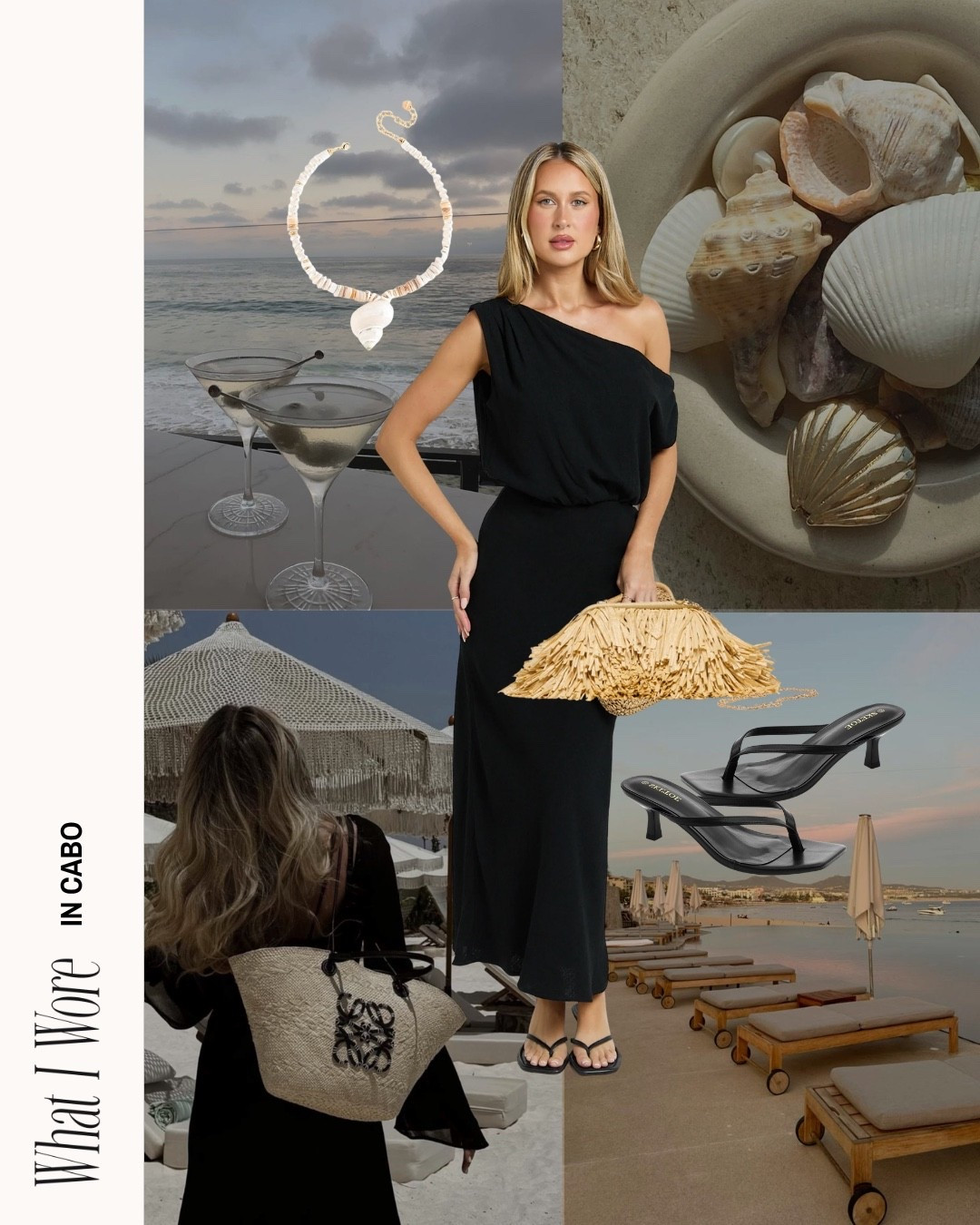 Day one dinner fit in Mexico!! Wearing us size 4

Travel day, shell necklace, dinner date, travel essentials, Amazon finds, beach outfit inspo, Europe, summer fit, beach purse