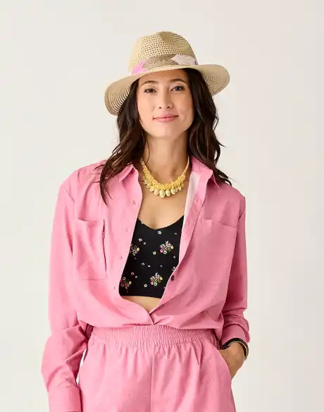 Fray Edge Packable Panama Hat | Nordstrom