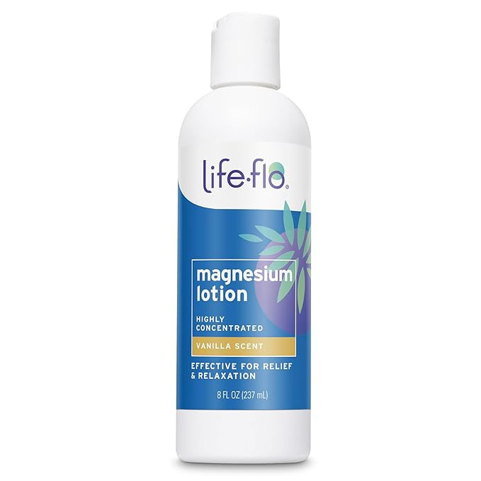 Life-flo Magnesium Lotion, Vanilla Scent - Relief and Relaxation with Magnesium Chloride from The... | Amazon (US)