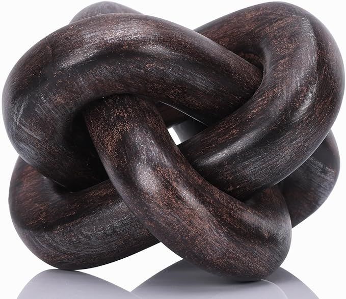 Geometric Knot Statue, Three Knot Sculpture Home Decor Accents, Knot Sculptures and Statues for R... | Amazon (US)