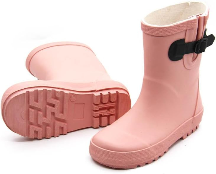 BENTLEE BOOTS Toddler Rainboots with Lining | Adjustable Buckle | Girls, Baby, Toddler Rainboots ... | Amazon (US)