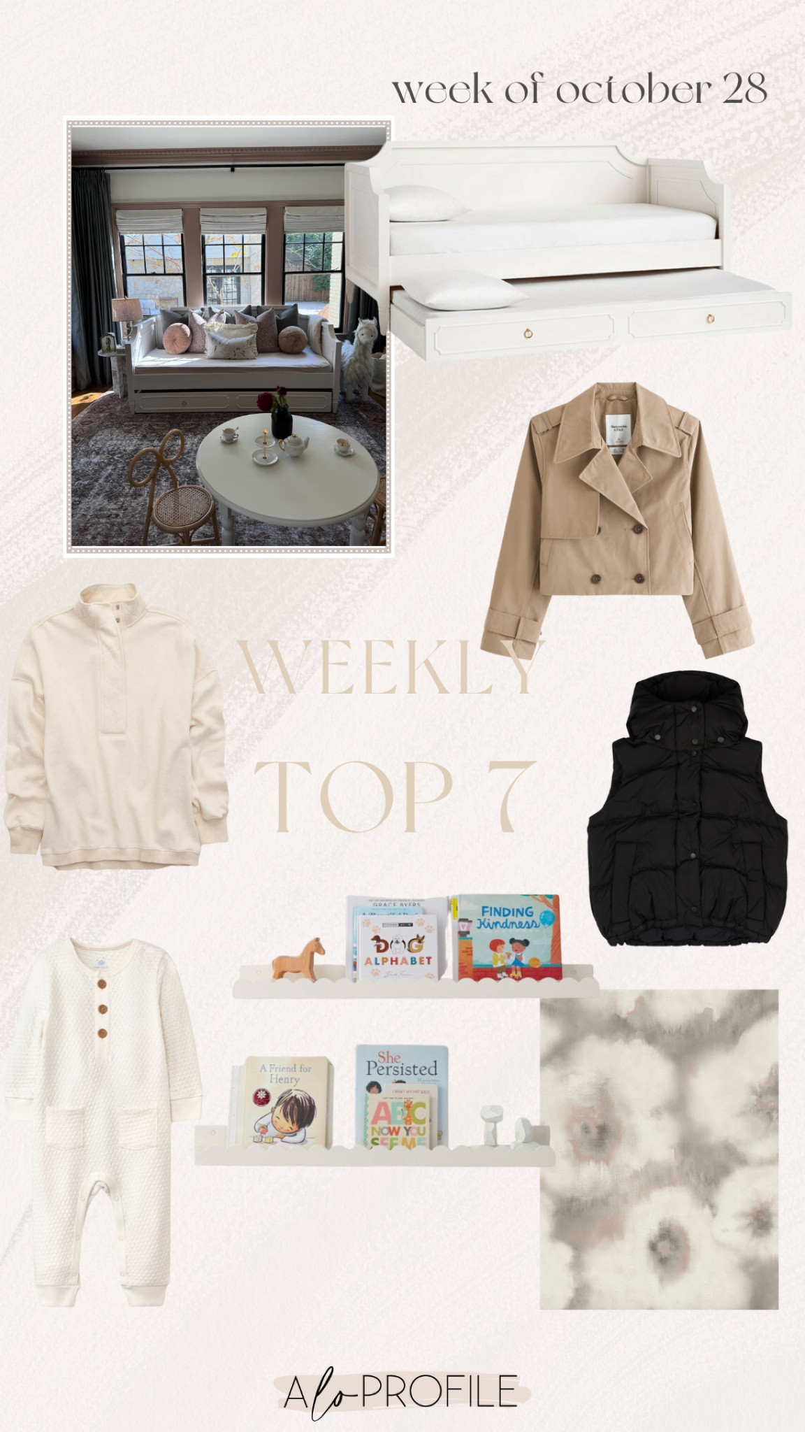 WEEKLY BESTSELLERS ✨
Lots of nursery top picks - which makes me SO happy you guys love her room as much as I do 🥹


Nursery, nursery decor, fall outfits, athleisure, loungewear, baby clothes, baby outfits 

#LTKBaby #LTKStyleTip #LTKHome