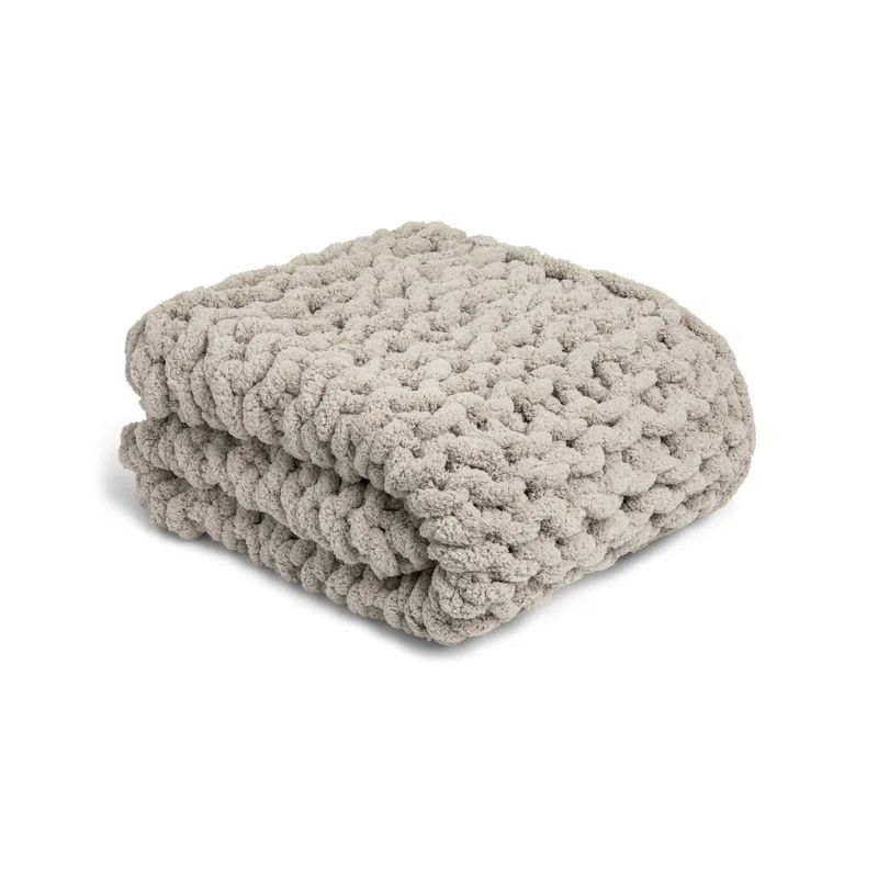 Comfort Accessories Chunky Knit Throw Blanket | Wayfair North America