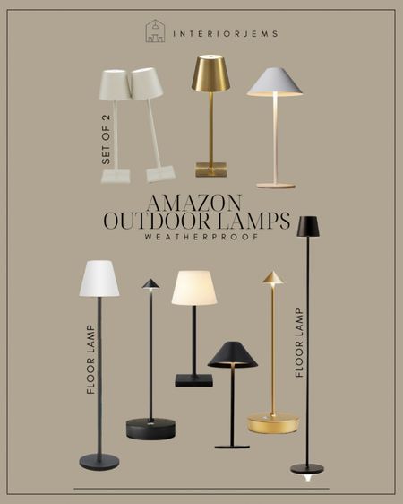 Outdoor table lamps from Amazon, these are so cute on your portrait patio. Also, some of them are waterproof and can be out and all the Elements.

#LTKStyleTip #LTKSaleAlert #LTKHome