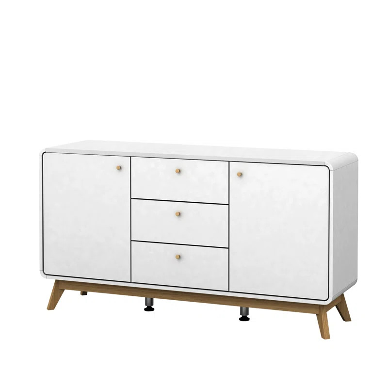 Merrell 55.1'' Wide 3 Drawer Sideboard | Wayfair North America