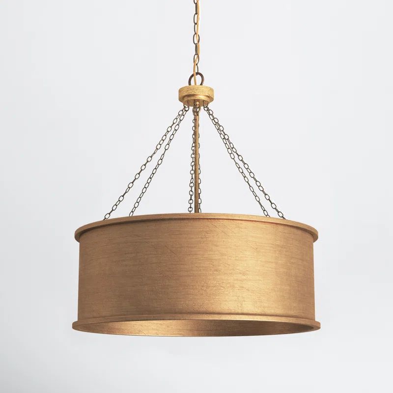 Soho 6 - Light Shaded Drum Chandelier | Wayfair North America