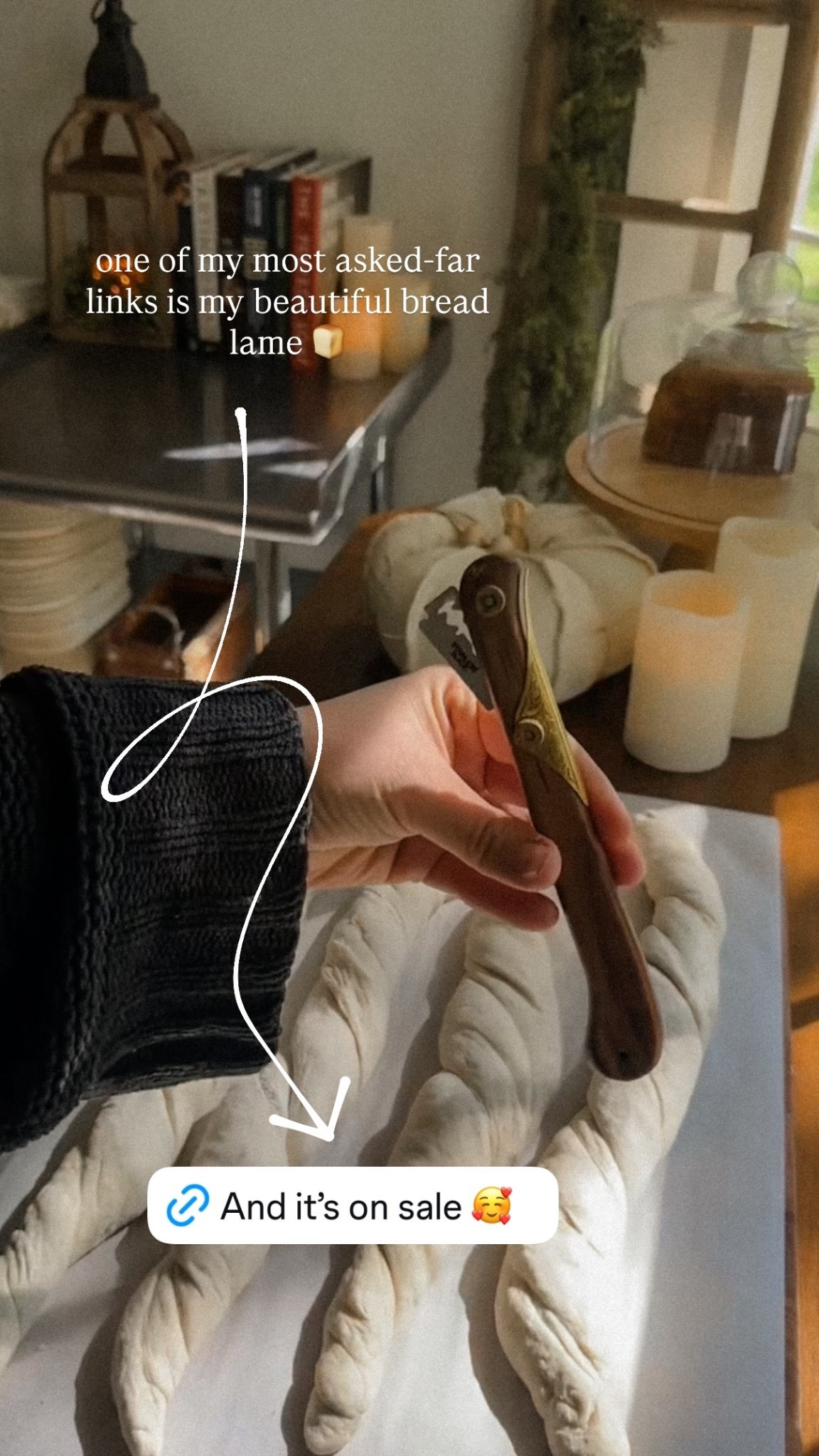 one of my most asked-far links is my beautiful bread lame 🍞