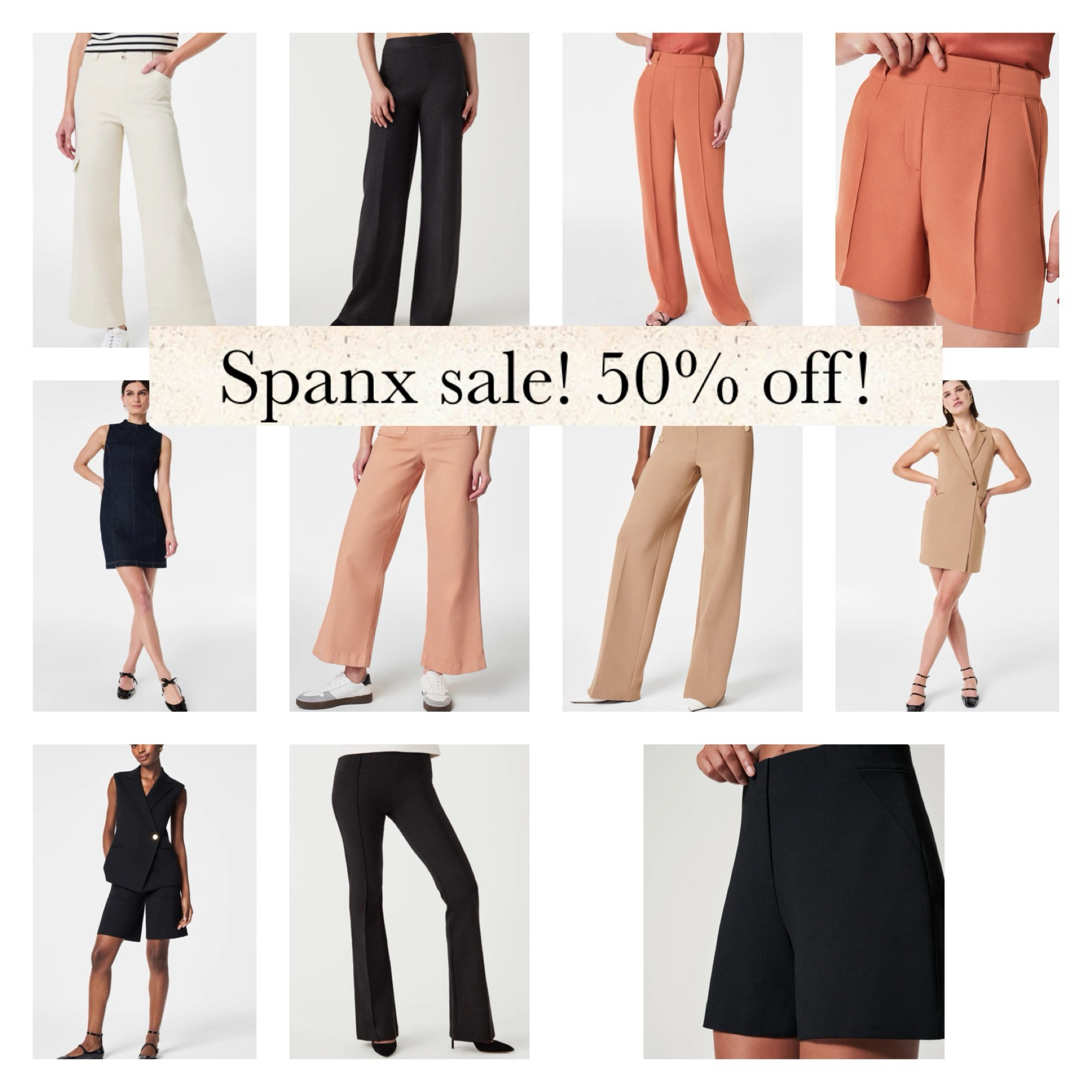 Spanx sale! Now 50% off! Spanx clothing is #sogood!! 

#LTKWorkwear #LTKSaleAlert #LTKMidsize