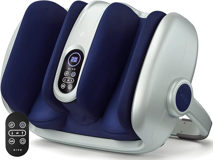 MIKO Shiatsu Foot Massager for Circulation & Pain Relief - Deep Tissue Kneading, Heat Therapy for... | Amazon (US)