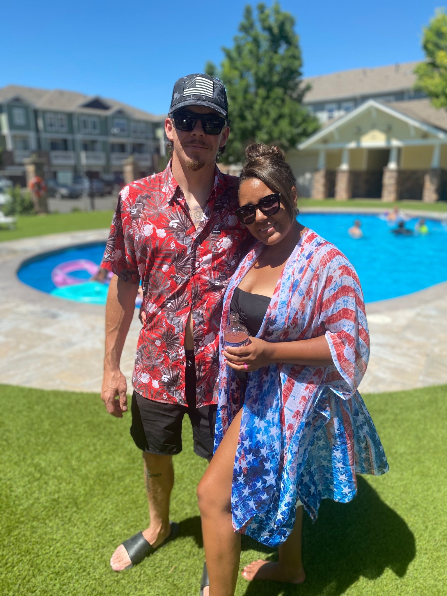 Cutest American flag cover up. Flowy and lightweight. Perfect for the pool to complete your USA look. Overnight shipping! 

#LTKSummerEdit #LTKStyleTip #LTKMidsize