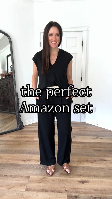 The perfect Amazon set does exist! It's super comfy, has great details, and I love ribbed texture. Great for day-to-day, work from home, even travel. Comes in eight colors.

Sizing - wearing medium

#LTKfindsunder50 #LTKover40 #LTKstyletip