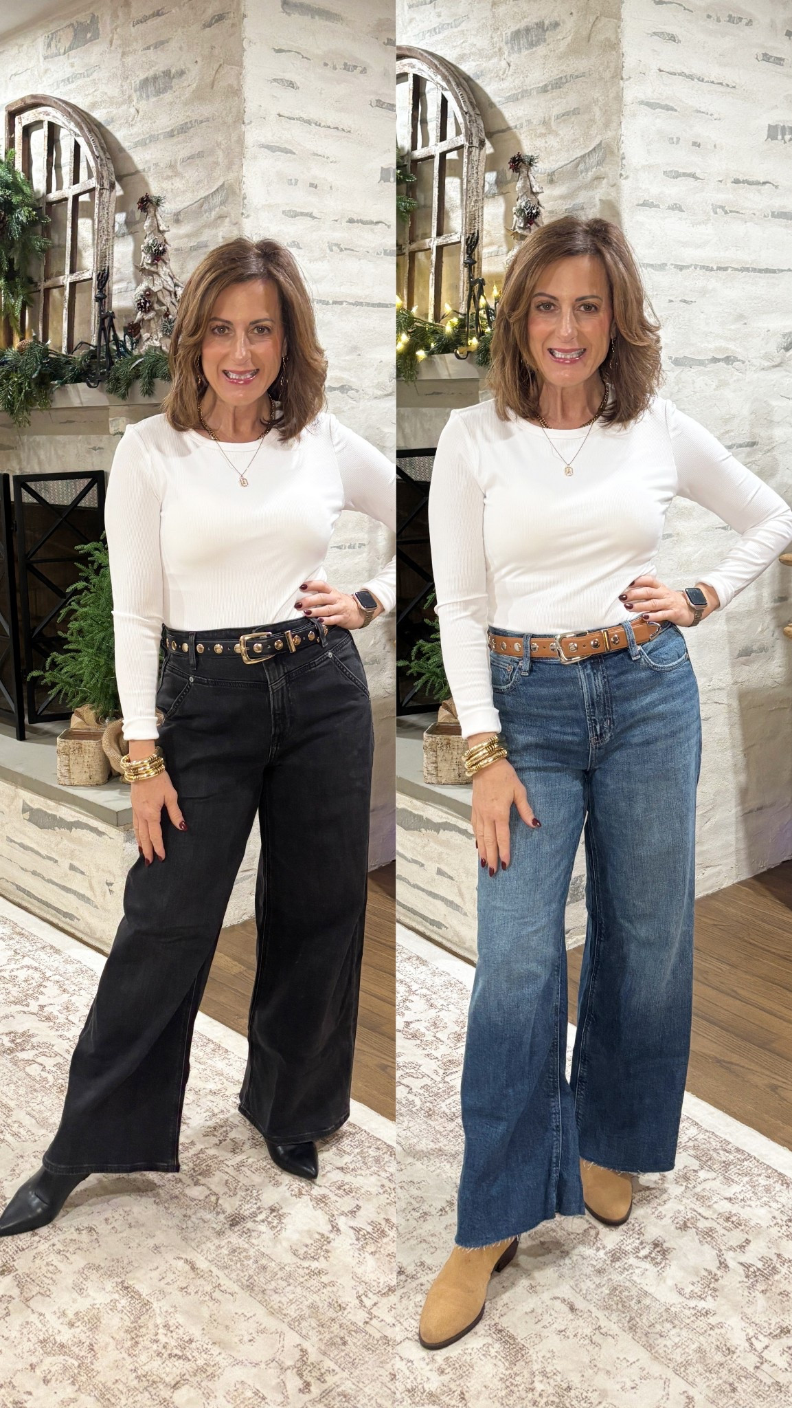 On Sale $42🙌🙌
To shop: Please like this post first then comment SHOP and I’ll send the link directly to your messages. 
You can also visit my LTK Shop in my Bio.

Sizing details:
I’m wearing a size 4 short in both washes.
I think they’re more of a mid-rise which is perfect if you’re short waisted like me.
Facebook friends…
Click this link to shop.

#LTKStyleTip #LTKOver40 #LTKPetite