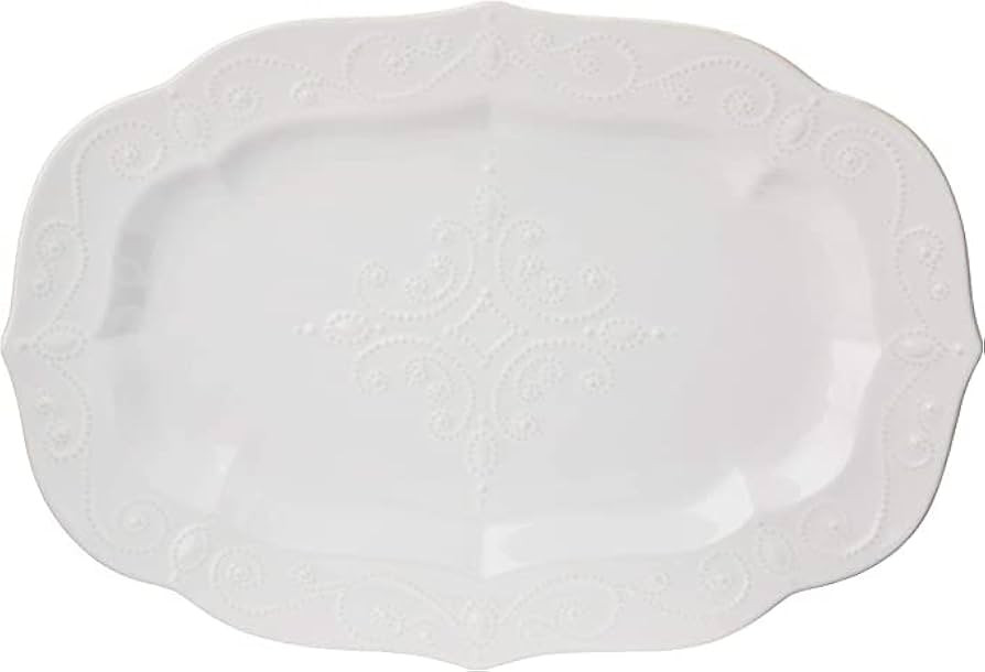 Lenox 895041 French Perle Carved Turkey Platter, Christmas Hosting | Amazon (US)