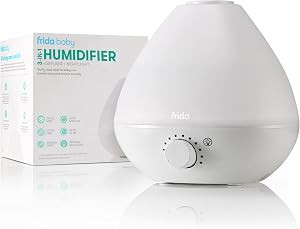 Frida Baby 3-in-1 Humidifier with Diffuser and Nightlight, White | Amazon (US)