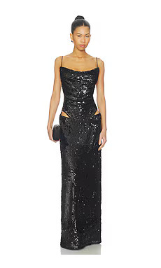 LPA Ava Maxi Dress in Black from Revolve.com | Revolve Clothing (Global)