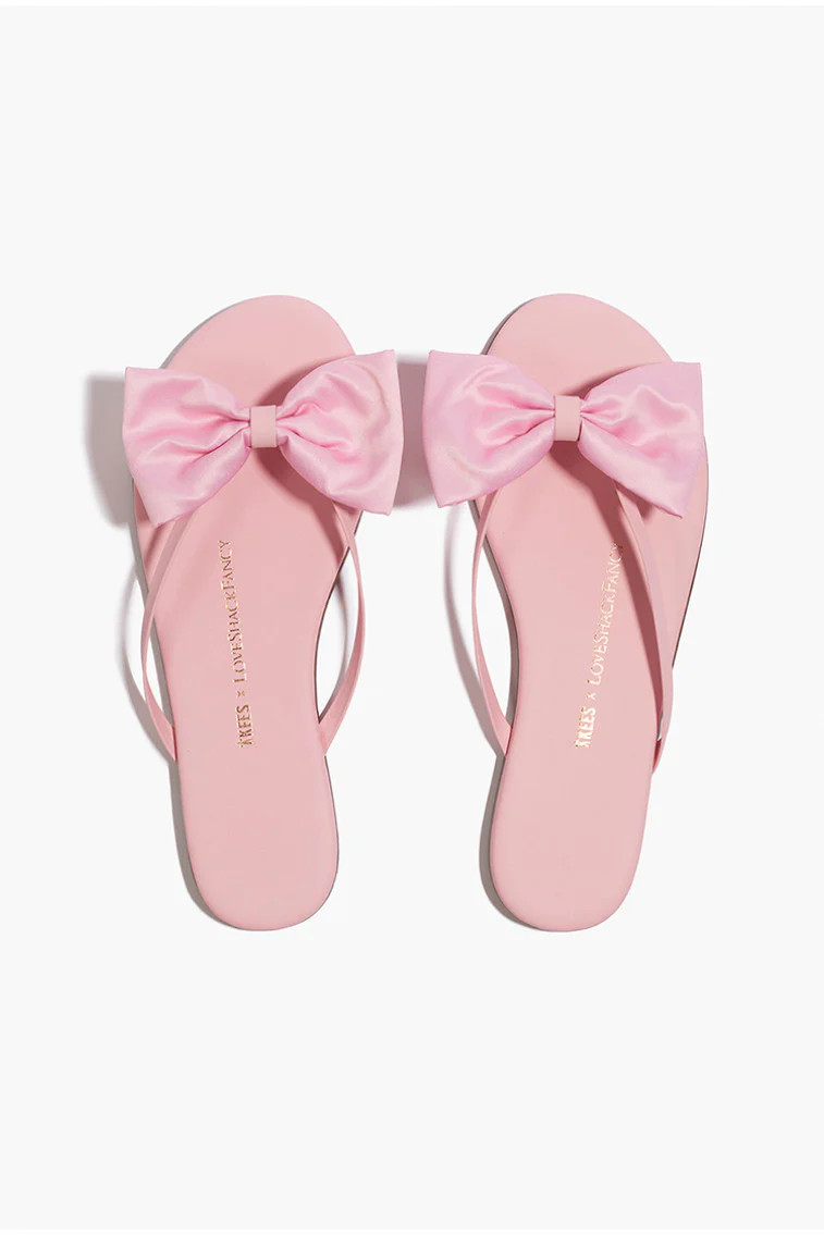 LoveShackFancy x Tkees Oversized Bow Sandals | LoveShackFancy