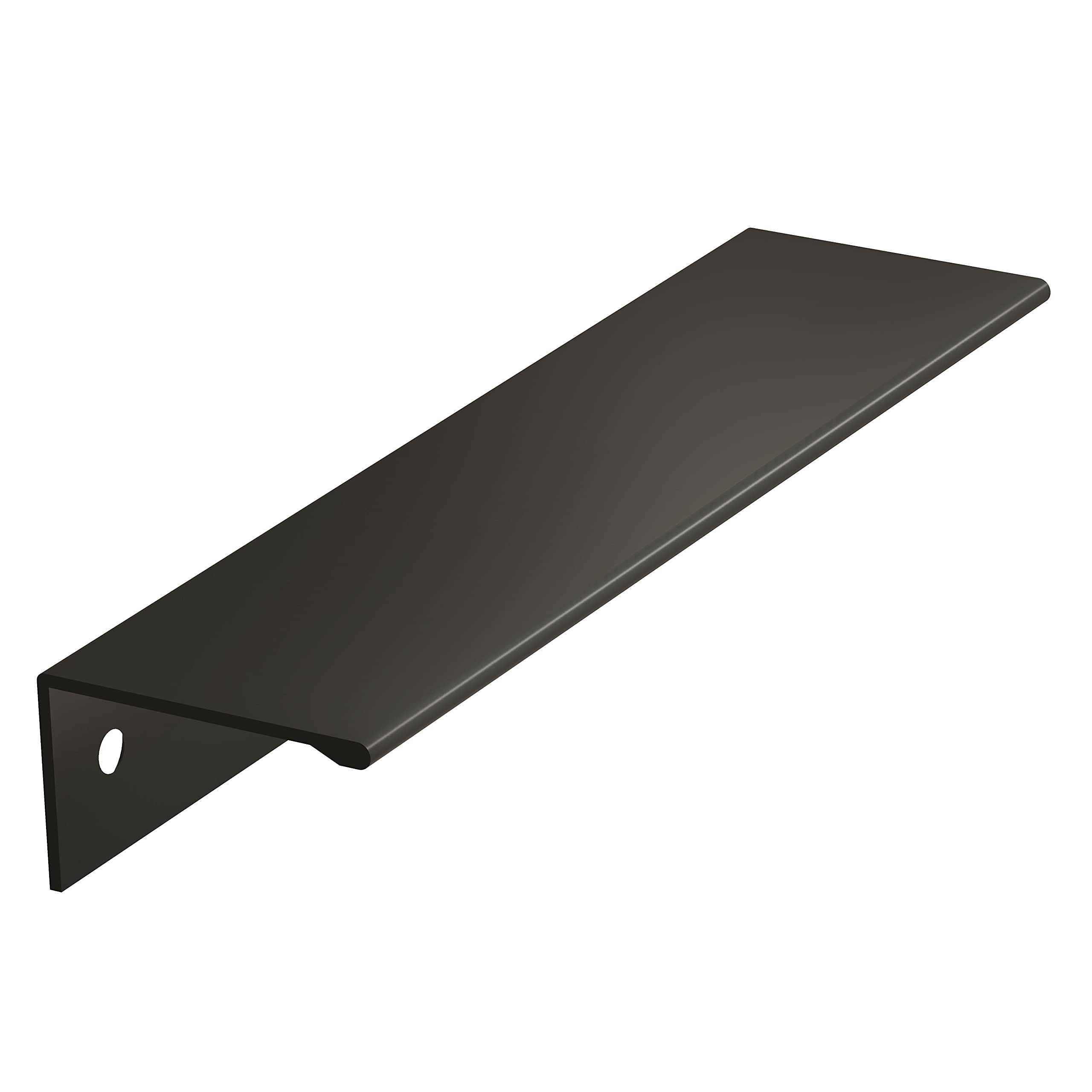 Amerock | Cabinet Pull | Matte Black | 5-1/16 inch (128 mm) Center to Center | Edge Pull | 1 Pack... | Amazon (US)