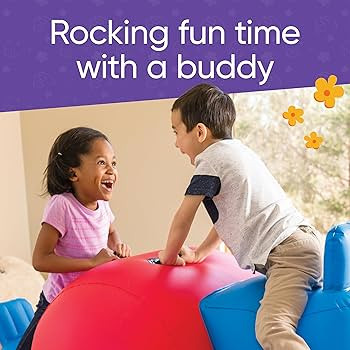Hearthsong Large Inflatable Seesaw Rocker for Two, 60”L x 35”W x 24”H, Multicolor, Wide Fro... | Amazon (US)