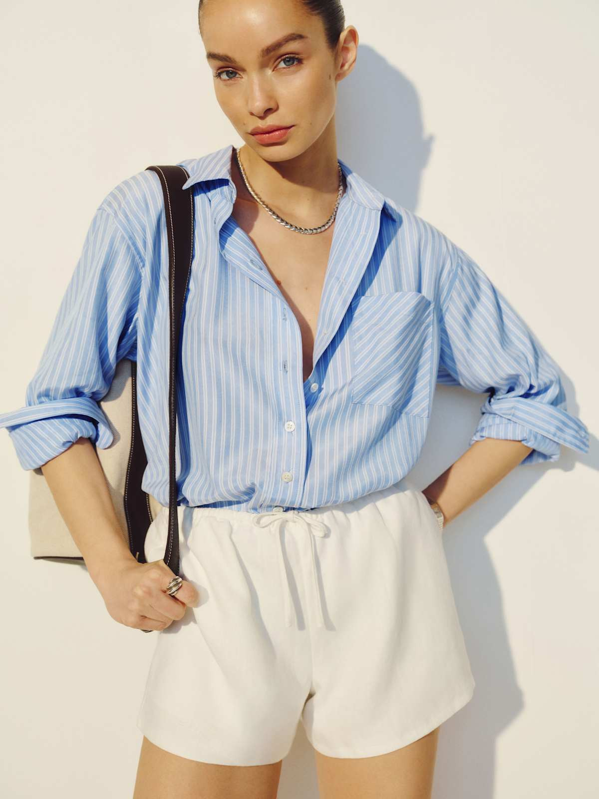 Zoey Linen Short | Reformation (Global)